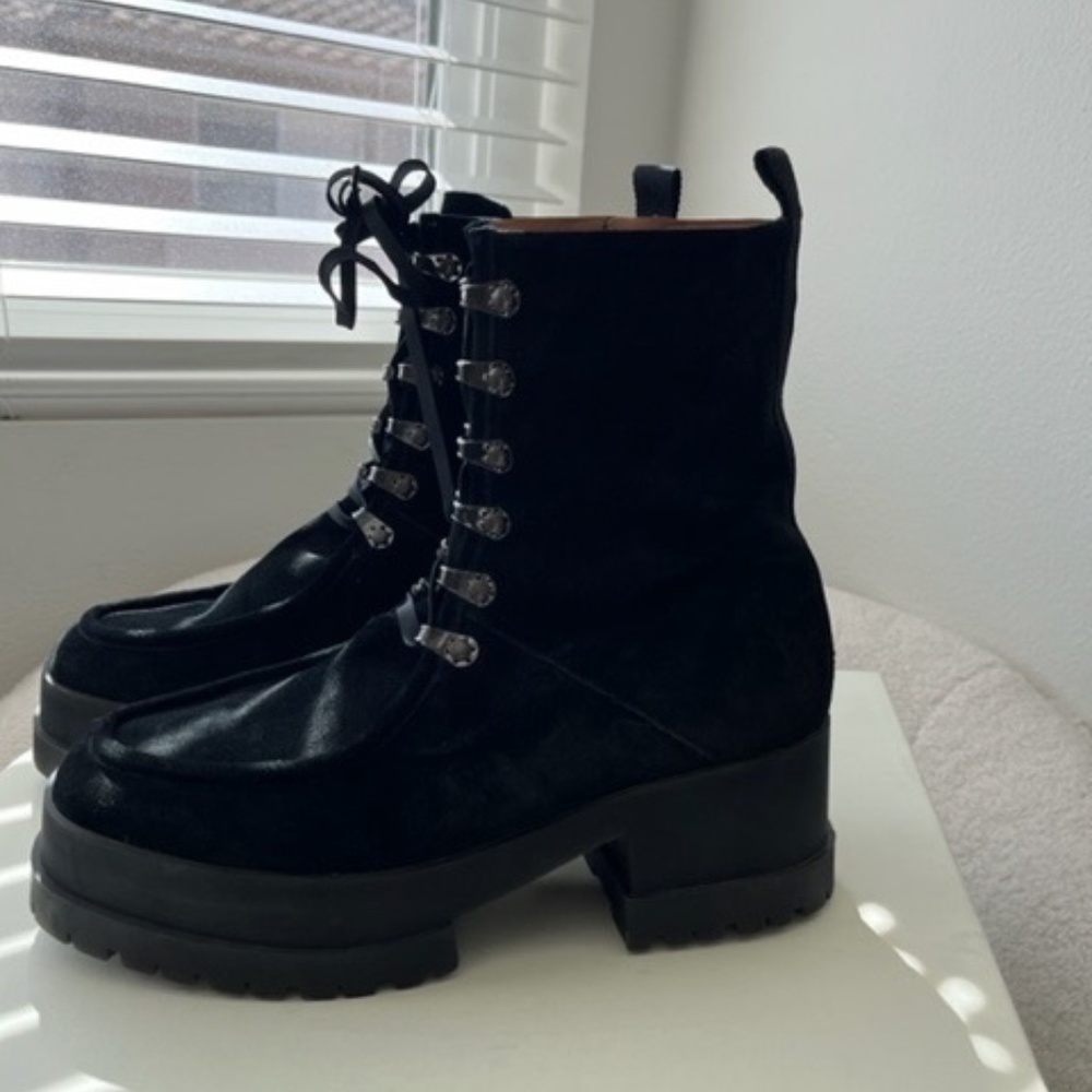 Clergerie Suede Platform Boots